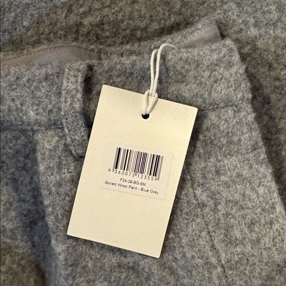 DEIJI STUDIOS
Gray Boiled Wool Trousers In Blue Grey - Picture 6 of 7